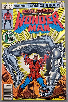 Buy Marvel Premiere 55 1980 Key Issue Newsstand Wonder Man 1st Solo Appearance *CCC* • 28.09£