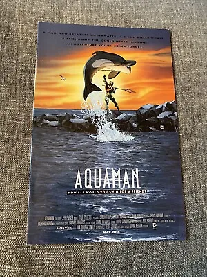 Buy RARE - Aquaman #40 1st Print 2015 Movie Poster Variant DC Comic Free Willy • 5£