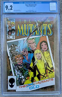 Buy New Mutants #32 CGC 9.2~ 1st Appearance Of Madripoor~White Pages • 78.84£