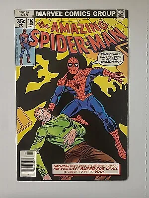 Buy Amazing Spiderman 176 Green Goblin Newsstand 1977 • 16.07£