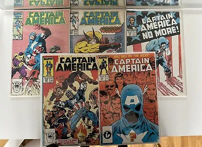 Buy Captain America Book Bundle (#324, #330,#332,#333,#335) Marvel 1986 • 35.96£