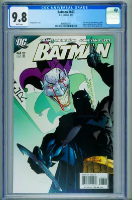 Buy Batman #663 CGC 9.8 Joker And Harley Comic Book DC 4346835011 • 81.35£