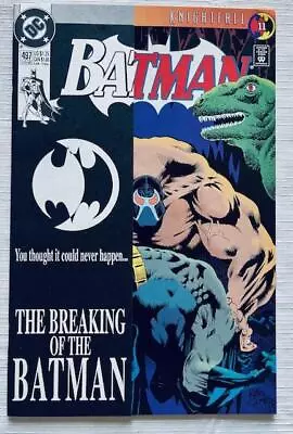 Buy Batman #497-nm/mt-cgc Ready-1st Print-bane Breaks Batman Back-dc 1993 • 8.75£