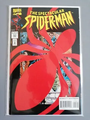 Buy Marvel Comics  The Spectacular Spider-Man, Vol. 1  #223B   Die Cut Cover   1995 • 4.90£