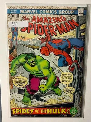 Buy Amazing Spider-Man #119 FN/VF 7.0! Classic Hulk Battle! • 134.81£