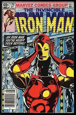 Buy Iron Man #170 Marvel 1983 (VF+) James Rhodes As Iron Man! NEWSSTAND! L@@K! • 17.47£