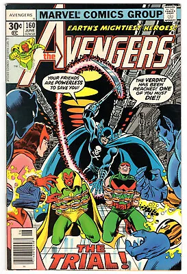 Buy Avengers #160 Very Fine-Near Mint 9.0 Wonder Man Beast Vision Black Panther 1977 • 12.64£