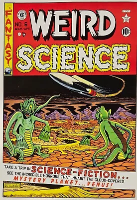Buy Weird Science Comic Cover Poster~1979 EC Comics No. 6 Russ Cochran Al Feldstein • 23.87£