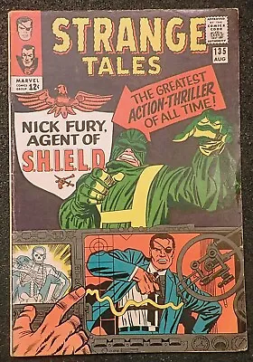 Buy Strange Tales #135 🌈 MID-GRADE FURY 🌈 1st Nick Fury SHIELD 1965 Doctor Strange • 204.69£