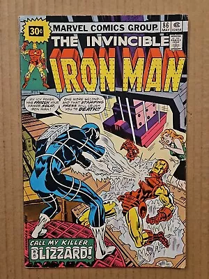 Buy Iron Man #86 30 Cent Price Variant W/ MVS Marvel 1976 FN+ • 23.98£