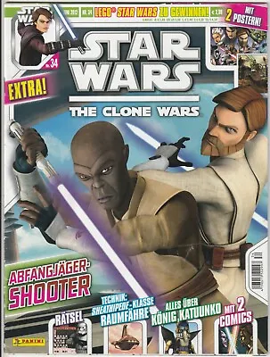 Buy STAR WARS: THE CLONE WARS #34/2012 No Extra/Poster, Panini COMICHEFT Z2 • 1.55£