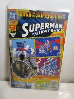 Buy Action Comics #689 DC 1993 1st Appearance Of Superman Black Costume Bagged Board • 5.05£