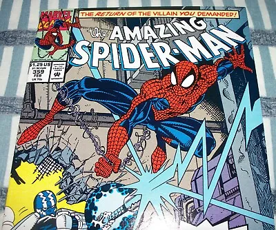 Buy The Amazing Spider-Man #359 CARDIAC CARNAGE From Feb. 1992 In VF- Condition DM • 24.12£