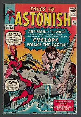 Buy Marvel Comics Tales To Astonish 46 VFN- 7.5 1963 Ant Man Avengers • 359.99£