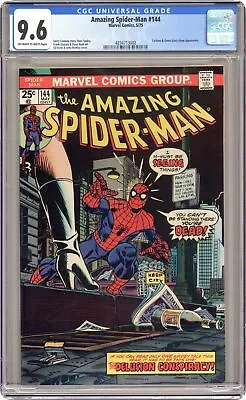 Buy Amazing Spider-Man #144 CGC 9.6 1975 4294713002 • 300.80£