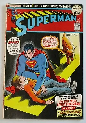 Buy SUPERMAN Vintage DC Comics 1972 No. 253 Bronze Age Comic Book 9368 • 12.61£