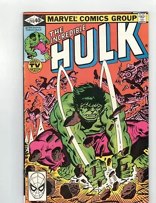 Buy The Incredible Hulk #245   1980  VF+ • 3.17£