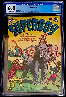 Buy Superboy Comics # 31  CGC  6.0 FINE  New Case 1954 Very Uncommon Issue NICE! • 160.62£