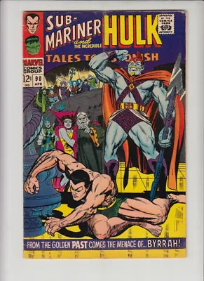 Buy TALES TO ASTONISH #90 VG/FN *1st ABOMINATION! *SPECTACULAR COLOR!! • 75.95£