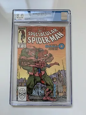 Buy The Spectacular Spider-man #156 CGC 8.0 1992 Marvel • 94.87£