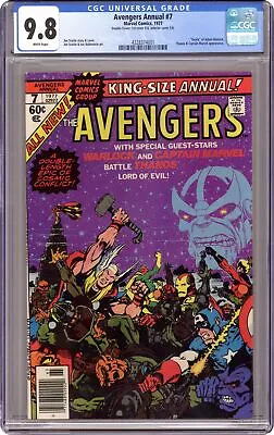 Buy Avengers Annual #7 CGC 9.8 Double Cover 1977 4328374001 1st App. Space Gem • 578.27£