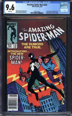 Buy Amazing Spider-man #252 Cgc 9.6 White Pages // 1st App Black Suit Marv Id: 54250 • 425.69£