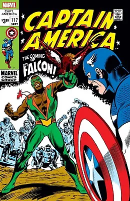 Buy (2021) Marvel Facsimiles CAPTAIN AMERICA #117! 1st Appearance THE FALCON! • 19.29£