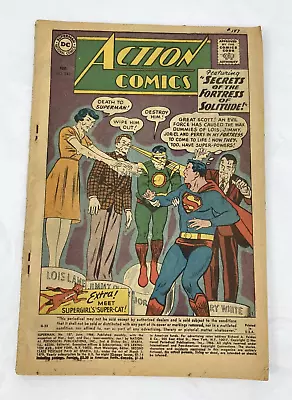 Buy Action Comics #261 Coverless Comic February 1960 Silver Age Meet Supergirls Cat • 19.76£
