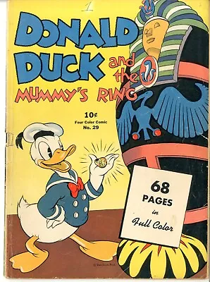 Buy Four Color    #29    VG    Donald Duck & The Mummy's Ring    September 1943 • 1,505.89£
