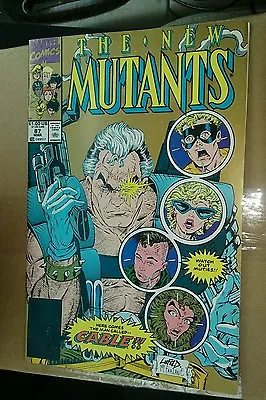 Buy New Mutants Comic #87 (gold Cover), 1st Appearance Of Cable • 17.38£