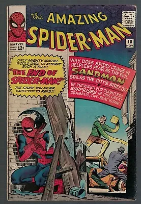Buy Spiderman 18 Kraven Appearance 1964 VG 4.0 Avengers • 389.99£