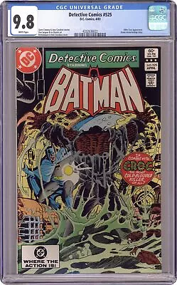 Buy Detective Comics #525 CGC 9.8 1983 4332636022 • 114.64£