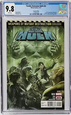 Buy TOTALLY AWESOME HULK #22 CGC 9.8 (Marvel 2017) 1st App WEAPON H! 2nd Print • 71.48£