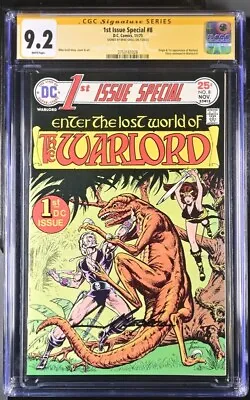 Buy 1st Issue Special The Warlord #8 DC Comics CGC Signature Series 9.2 Signed Mike • 239.82£