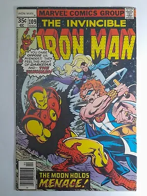 Buy Iron Man 109 Late 1978.First App Vanguard.Cent Copy.First Printing.Marvel • 21.43£
