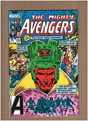 Buy Avengers #243 Marvel Comics 1984 Captain America Vision Wasp VF/NM 9.0 • 3.31£