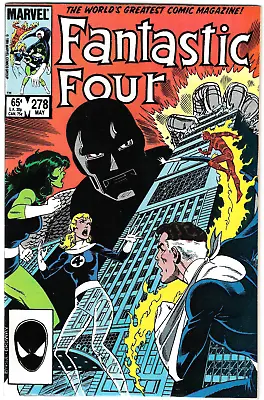 Buy Fantastic Four (1985) #278 Dr. Doom John Byrne Jerry Ordway Direct Marvel Comics • 7.87£