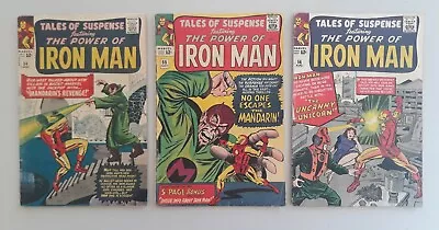 Buy Tales Of Suspense 54, 55, 56 Mandarin, Unicorn, Marvel Comics 1964  • 158.89£