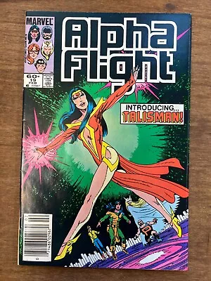 Buy Alpha Flight 19 Marvel Comics Newsstand Variant 1st App Talisman 1985 • 3.19£