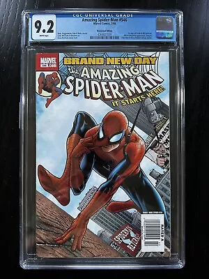 Buy Amazing Spider-Man #546 NEWSSTAND Variant Edition NM CGC 9.2 1st Mr. Negative • 156.91£
