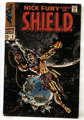 Buy NICK FURY AGENT OF SHIELD #6 1968- SCI FI COVER- Comic Book • 42.81£