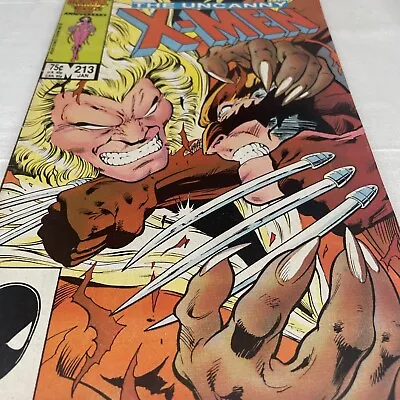 Buy Uncanny X-Men #213 (1987) Psylocke Joins X-Men 1st Cameo Mr. Sinister Mid Grade • 19.90£