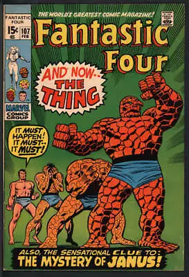 Buy Fantastic Four #107 6.0 // Marvel Comics 1971 • 39.53£