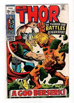 Buy Thor #166, VF- 7.5, Warlock • 107.65£