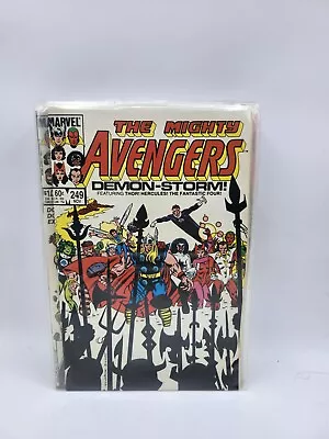 Buy The Mighty Avengers #249  Marvel Comics  1984 Demon Storm High Grade   • 8£