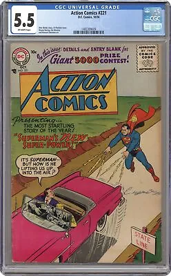 Buy Action Comics #221 CGC 5.5 1956 1482309009 • 217.69£