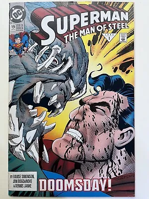 Buy SUPERMAN MAN OF STEEL #19 (1993) DOOMSDAY - Key Issue Good Condition • 5.99£