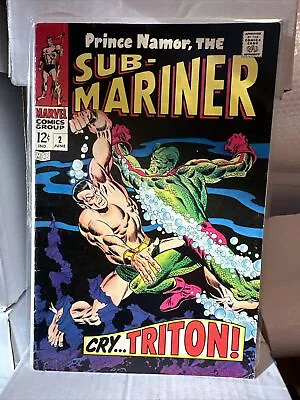Buy 1968  Marvel Comics Prince Namor The Sub Mariner # 2 • 19.76£