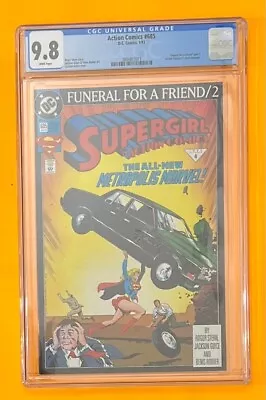 Buy 1993 Action Comics #685 CGC 9.8 SUPERGIRL Funeral For A Friend/2 DC COMICS 01/93 • 213.13£