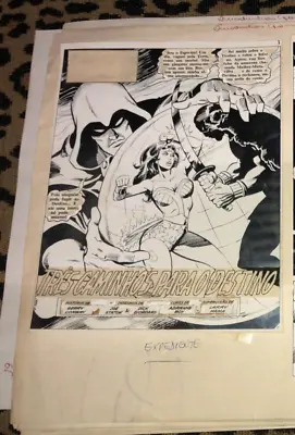 Buy Wonder Woman Spectre 70's Dc Comics Lot 17 Pages Production Art Photostats • 236.98£